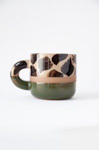 kubek BOLD (zielono-czarny) 350 ml / OUTLET